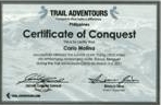 Mt Pulag Certificate